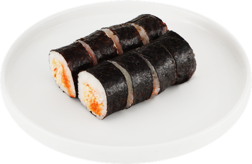 Ролл с крабовыми палочками и икрой Масаго ЙУМИ, 225г, крупный план