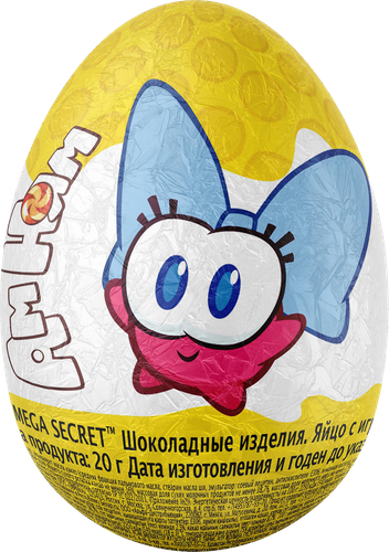 Яйцо шоколадное MEGA SECRET Ам ням с игрушкой, 20г, фото
