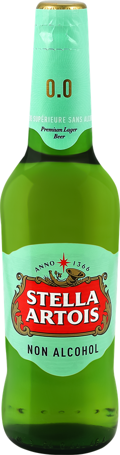 Пиво светлое безалкогольное STELLA ARTOIS фильтрованное пастеризованное ...