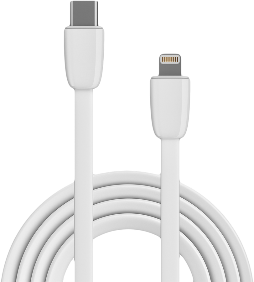 Кабель GAL CU-1245 type-C - 8pin 3A 1,2м, TPE, превью