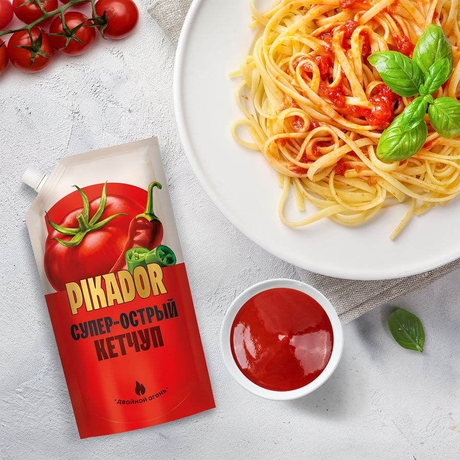 Кетчуп PIKADOR Супер острый, 500г, превью