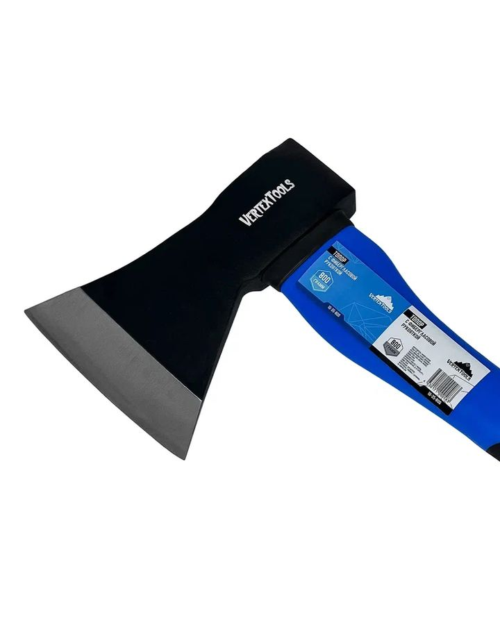 Топор VERTEXTOOLS 800 г, фибергласовое топорище 10-35-800, предпросмотр