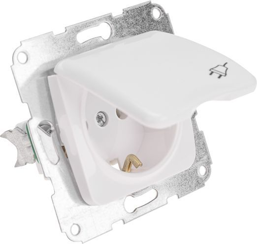 Розетка электрическая Kranz DEA KR-78-0213 белый, превью