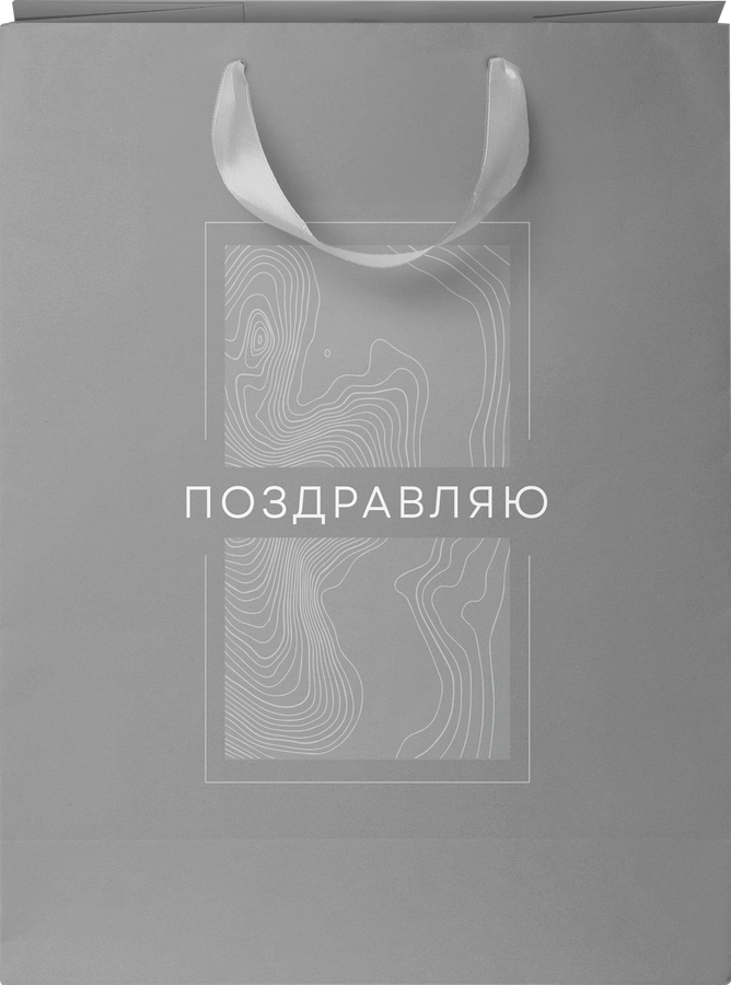 Пакет подарочный CITY HOME TRADE Basic Men 14,6х11,4х6,4см, 1шт, предпросмотр